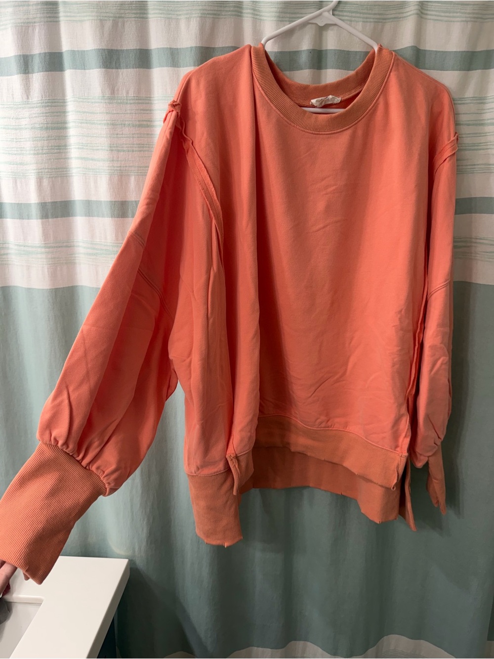 Orange crew neck